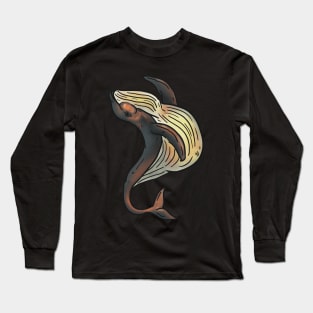 chubby whale Long Sleeve T-Shirt